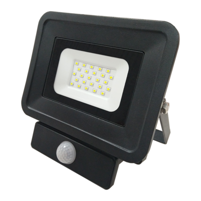 Εικόνα της LED Προβολέας SMD 20 Watt  Classic Line2 με Ανιχνευτή Κίνησης Φυσικό Λευκό Μαύρος