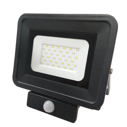 Εικόνα της LED Προβολέας SMD 30 Watt  Classic Line2 με Ανιχνευτή Κίνησης Ψυχρό Λευκό Μαύρος