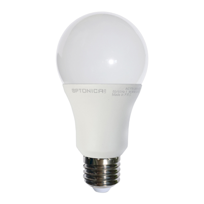 Εικόνα της LED Πλαστικη Λαμπα Ε 27 Α60 5 Χονια Εγγυηση Ψυχρο Λευκο